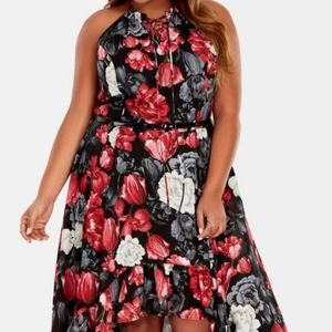 Ashley Stewart - HI LO FLORAL DRESS
